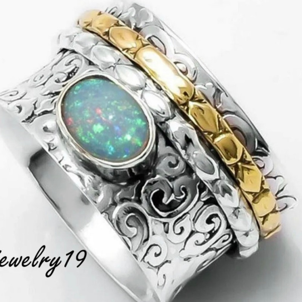 Sterling Silver Spinner Ring - image 1